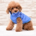 thumbnail image 4 of STGRGFHY Windproof Dogs Puffer Jackett,Waterproof Dog Jacket,Winter Coats for Small Dogs,Fleece Pet Snowsuit Puffer Vest with Snap Closure,Cold Weather Coats for Boy Girl Puppy Blue XL, 4 of 6