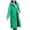 #026-Green, variant on Cutuoiiu Women's Mid To Long Style Pan Mouth Quilted Jacket Embroidered with Thickened Warm Jacket Gifts