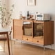 thumbnail image 2 of Display Cabinet Sideboard Wood Shelves Pantry Vitrin Sideboard Luxury Living Room Muebles Para Casa Kitchen Furniture YN50SB My Lux Decor Round, 2 of 26