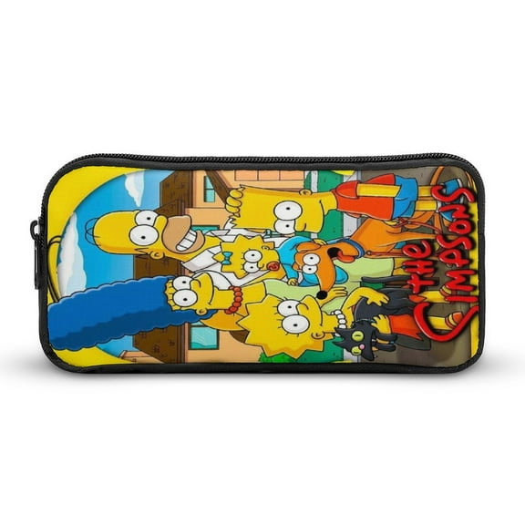 Custom The Simpsons Stationery bag pencil case cosmetic bag storage bag multi-function large capacity fashionable durable gift unisex birthday gift holiday gift