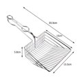 thumbnail image 2 of Cat Litter Shovel Scoop Herramienta de limpieza de inodoros para suministros para mascotas (Plata) JShteea  Libre de BPA, 2 of 9
