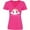 Hot Pink, variant on Inktastic I Love Unicorns Women's V-Neck T-Shirt