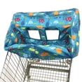 thumbnail image 5 of Portable Shopping Cart Cover | High Chair and Grocery Cart Covers for Babies, Kids, Infants & Toddlers Includes Free Carry Bag (Simple Sea World), 5 of 6