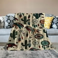thumbnail image 2 of COMIO Western Throw Blankets - Boho Throw Blanket, Horse Pattern Woven Throw Blanket, Boho Blanket with Tassel,Western Aztec Blanket,Southwest Throw Blankets for Couch,Bed,Western Decor, 2 of 6
