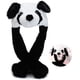 thumbnail image 2 of Lady Girl Plush Animal Ear Hat Juguete Regalo de cumpleaños con orejas movibles Empujando la gorra de animal Haz que las orejas muevan a la niña B-black White Jormftte MZQ-0613-1, 2 of 7