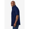 thumbnail image 3 of KingSize Men's Big & Tall Short Sleeve Wrinkle-Free Sport Shirt, 3 of 4