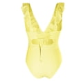 thumbnail image 7 of Maternity Women One-Piece Bathing Suit Graphic Sleeveless Swimsuit Ruffled Floral Print Swimwear For Beach Pool, 7 of 7