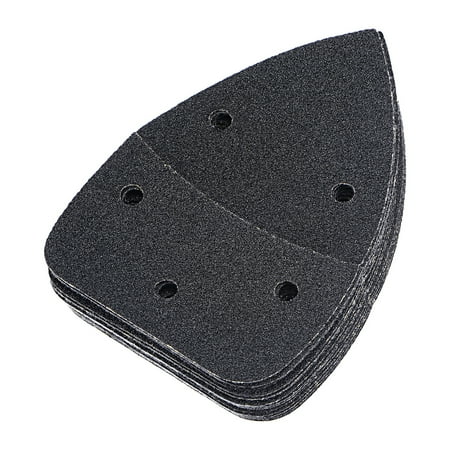 

15 Pack Detail Sandpapers 80 Grits 5.5 x 4 Silicon Carbide Abrasive Hook and Loop Sanding Pads