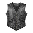 thumbnail image 2 of Disfraz Medieval Vintage de Cosplay para hombre, chaleco gótico Steampunk con cuello en V, sin mangas, ropa de fiesta para Halloween y Carnaval, 2 of 5