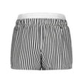 thumbnail image 5 of Taqqpue Shorts for Women Plus Size Loose Fit Gingham Plaid Elastic Waist High Waisted Shorts Boxer Shorts Casual Summer Cotton Pajama Lounge Sleep Shorts Womens Y2K Pajamas Shorts, 5 of 7