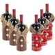 thumbnail image 1 of 6 Piezas Suéter Navideño Fundas para Botellas de Vino Ropa para Botellas de Vino a Cuadros Vestido de Lino para Botellas de Vino con Cuello de Piel Sintética y Diseño de Abrigo con Botones Bolsas para Botellas de Vino para Decoraciones de Fiesta de Navidad (Rojo + Gris) Rojo Verde RV011031-01355SDJ, 1 of 5