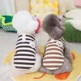 thumbnail image 5 of Pet Clothing Dog Clothing Pet Clothing Pet Skirt 24 Stripe Pull Loop Tank Top, 5 of 7