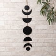 thumbnail image 4 of Gallickan Phase Wall Decor, Wooden Hanging Ornament for Bedroom Living Room Apartment Office, 1pc Moon and Sun Connected Art, Modern Boho Farmhouse Wall Art, Style C, 4 of 9