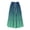 Mint Green, variant on HBBIKVI Midi Summer Skirts for Women Boho Tiered A-Line Skirt with Drawstring and Ombre for Vacation
