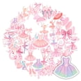 thumbnail image 3 of 35pcs-50pcs Elegant Stickers Stationery Stickers Pink Dance Kids Stickers for Laptops Suitcases Phones, 3 of 9