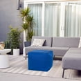 thumbnail image 3 of Pouf Gouchee Home Cube Soleil d'extérieur/d'intérieur bleu – Pouf cube imperméable rembourré de billes de polystyrène, siège moderne et léger pour terrasse, patio ou salon, 3 of 5