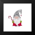 thumbnail image 2 of Pinto, Patricia 20x20 Black Modern Framed Museum Art Print Titled - Christmas Santa Gnome, 2 of 5