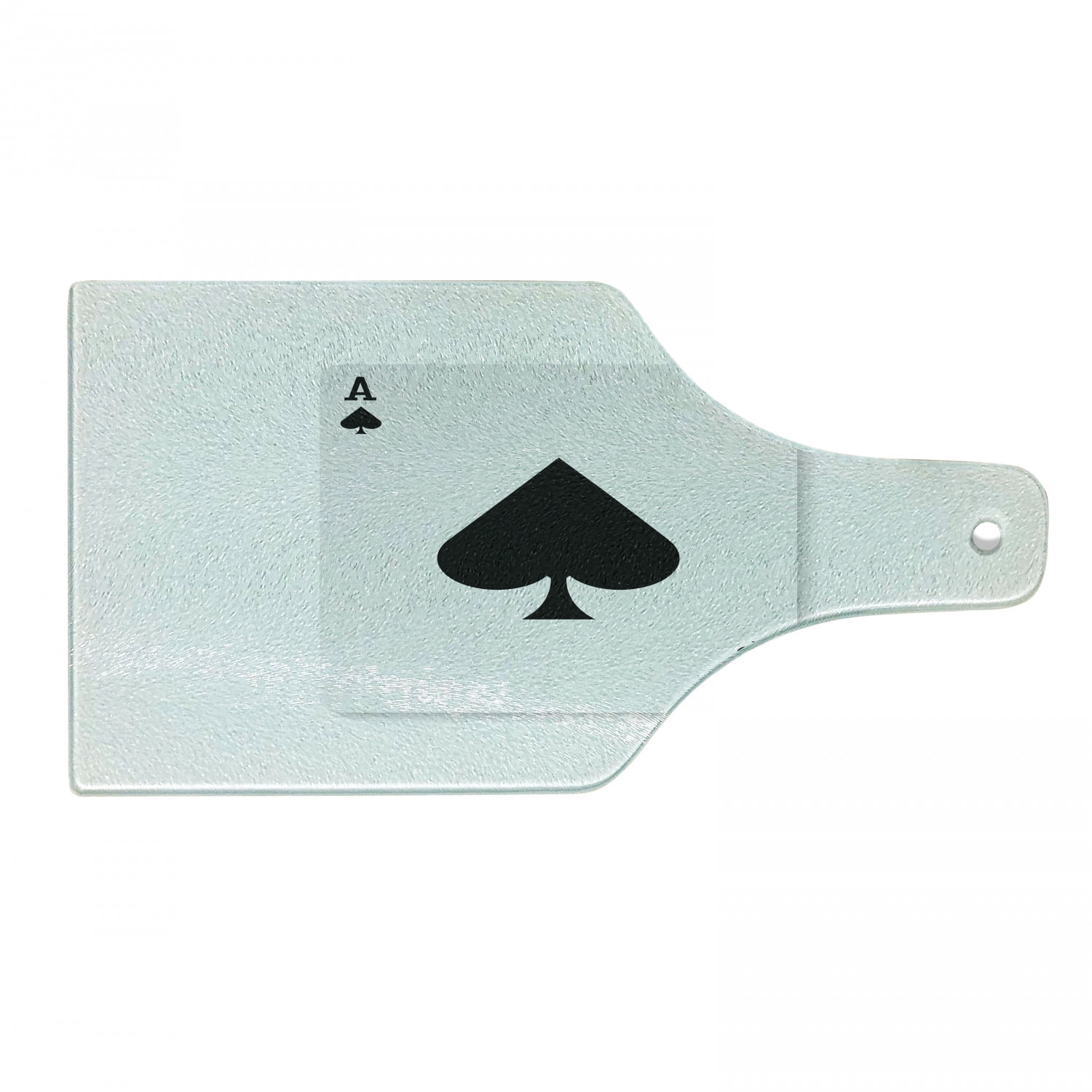 Ace of Spades Charcoal Grey Tempered Glass Cutting Board