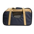 thumbnail image 3 of Bergan Pet Products Bergan Top Loading Comfort Carrier - Navy and Sand Large - (19 Inch L x 10 Inch W x 13 Inch H), 3 of 6