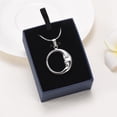 thumbnail image 6 of Constantlife Moon Cremation Jewelry for Ashes Holder Urn Necklace for Ashes Of Loved One Urn Pendants with Chain, 6 of 6