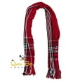 thumbnail image 3 of CHARTER CLUB Womens Red Tasseled Fringed Wrap, 3 of 4
