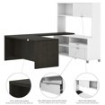 thumbnail image 6 of Bestar 120880-32 Pro-Linea U-Desk with Hutch - White & Deep Grey - 71.10 x 68.80 x 89.00 in., 6 of 6