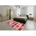 thumbnail image 4 of Ahgly Company Indoor Rectangle Patterned Pastel Pink Area Rugs, 2' x 3', 4 of 6