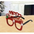 thumbnail image 2 of Merry Christmas Alphabet Eye Glasses Christmas Prop Party Goggles Pack of 12 -Assorted Design, 2 of 4