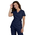 thumbnail image 4 of koi Classics Women's Katelyn Wrap Solid Scrub Top, 4 of 5