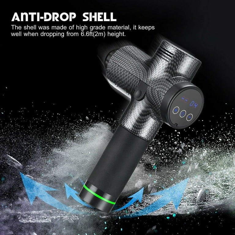 LCD Muscle Massage Gun Booster Massager Theragun Percussion Vibrating Relaxing Walmart