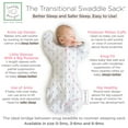 thumbnail image 5 of SwaddleDesigns Transitional Swaddle Sack, Arms Up Swaddle with Half-Length Sleeves & Mitten Cuffs, Easy Transition Swaddle Sleep Sack, Small, 0-3 Months, 6-14 lb, Tiny Arrows, 5 of 9