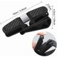 thumbnail image 3 of 2 Pcs Car Glasses Holder Sunglasses Clip Sun Visor Clip Car Ticket Card Clip Holder Auto Vehicle Accessories,Black + Silver, 3 of 4
