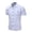 White, variant on LINGLANG Men's Large Size Cargo Shirt Outdoor Military Style Short Sleeve Casual Workwear Utility Top