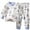 Blue, variant on Comfort Long Sleeve Sleepwear Suit for Toddlers and Children Cozy Nightwear Pajama Set