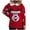 Red, variant on Aoochasliy Womens Sweaters Clothes Pullover Christmas Tree Thickened Cardigan Printing Long Sleeve Round Neck Top