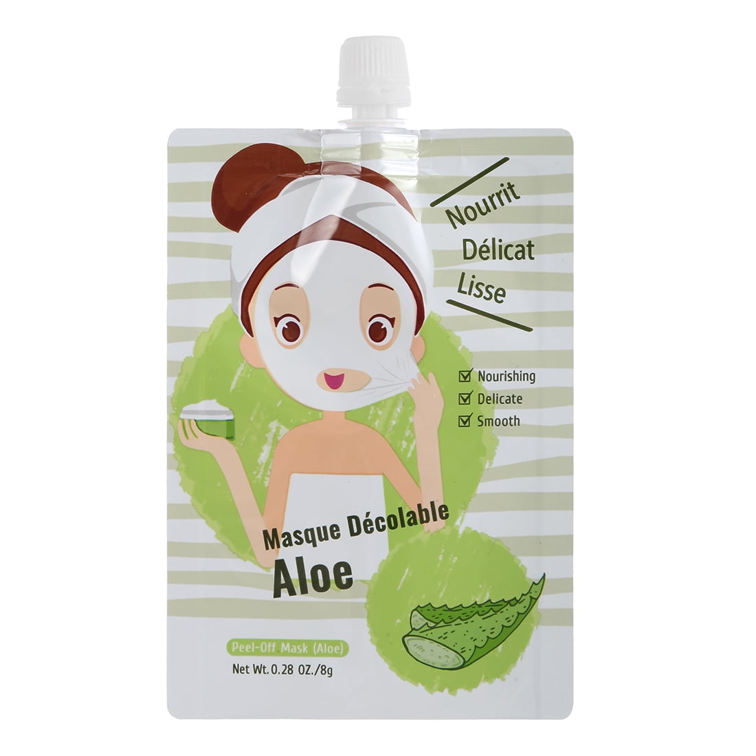 MINISO Peel Off Facial Mask, Aloe Face Mask Moisturing Skin Care & Oil