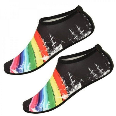 

ZDMATHE Swimming Shoes Men Women Beach Aqua Shoes Women Quick Dry Barefoot Upstream Surfing Slippers Hiking Water Shoes Water SHOES
