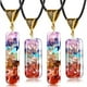 thumbnail image 1 of RV Colgante de cristal de energía curativa, collar de piedras curativas de Reiki, generador de purificación corporal emocional, colgante con cordón ajustable, curación espiritual Rojo Verde, 1 of 5