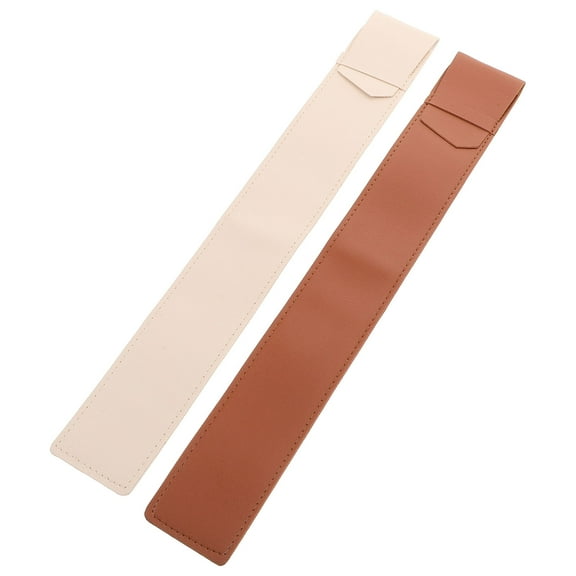 Masteelf 2pcs Convenient Fake Leather Drumstick Bag Designed For Drummers For Organizing Drumsticks Essential Drum Accessories For Percussionists