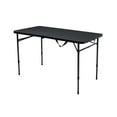 thumbnail image 2 of Mainstays Table pliante 4 pieds, noire, 2 of 9