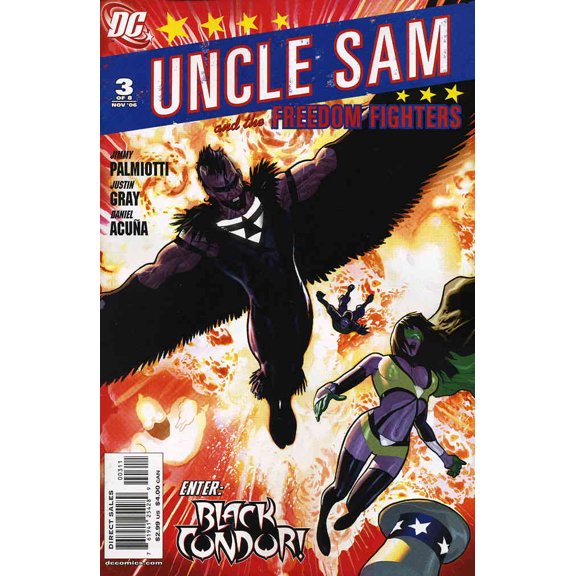 Uncle Sam and the Freedom Fighters #3 VF ; DC Comic Book