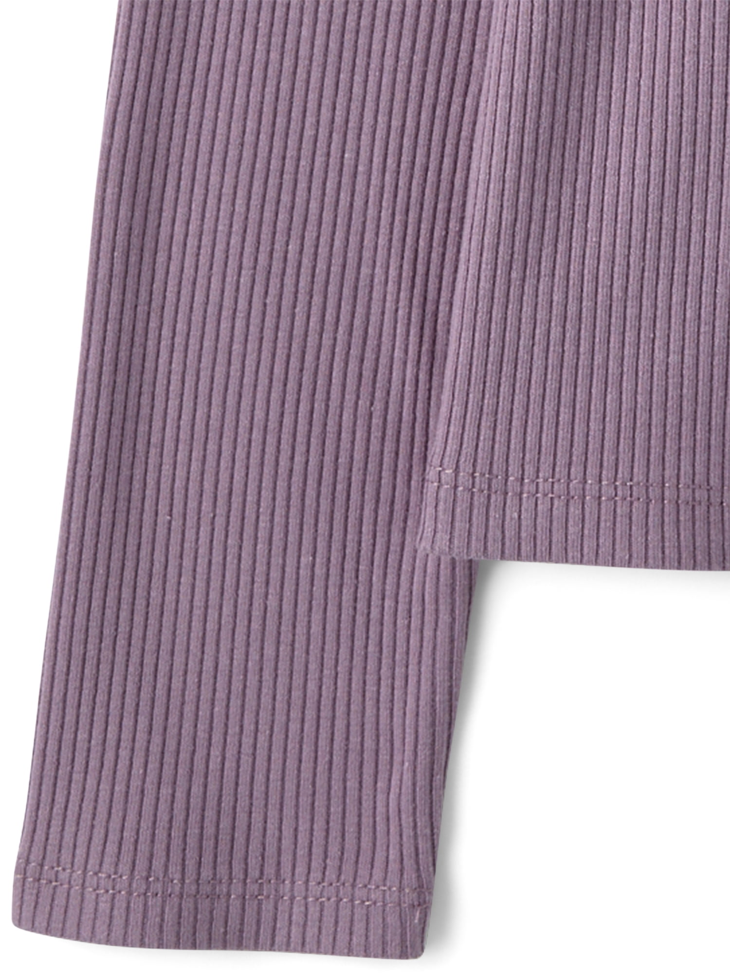 The Children's Place Girls Long Sleeve Lace Neck Ribbed Henley Top, Sizes XS-XXL
