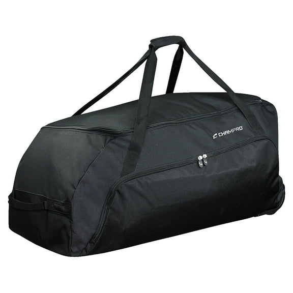 CHAMPRO Jumbo All-Purpose Sports Equipment Bag on Wheels, 36"x16"x18"