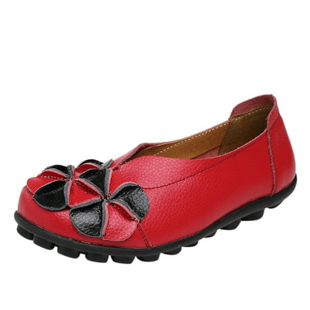 

Casual Shoes For Men Fashion Womens Breathable Lace Up Shoes Flats Casual Shoes Women S Business Casual Shoes Pu Red 38
