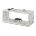 thumbnail image 3 of Convenience Concepts Northfield Admiral Coffee Table, Faux White Marble, 3 of 3