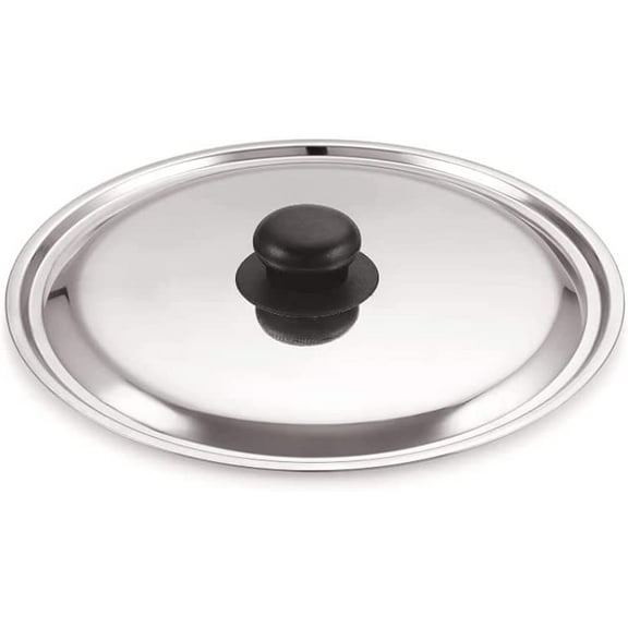 Stainless Steel Dome Lid/Cover With Knob, (Approx. 14 cm), Pack of 1