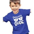 thumbnail image 3 of Olive Loves Preschool Dude First Day of School Gift Back to School Vintage Royal Shirt 4T, 3 of 8
