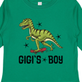 thumbnail image 4 of Inktastic Gigi Boy Dinosaur Grandson Boys Long Sleeve Toddler T-Shirt, 4 of 5