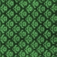 thumbnail image 1 of Ahgly Company Indoor Square Abstract Emerald Green Modern Area Rugs, 8' Square, 1 of 4