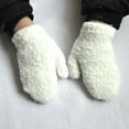 thumbnail image 4 of Manoplas de invierno para niños pequeños Guantes de punto suave multicolor Manoplas gruesas protectoras contra el frío 921, 4 of 5